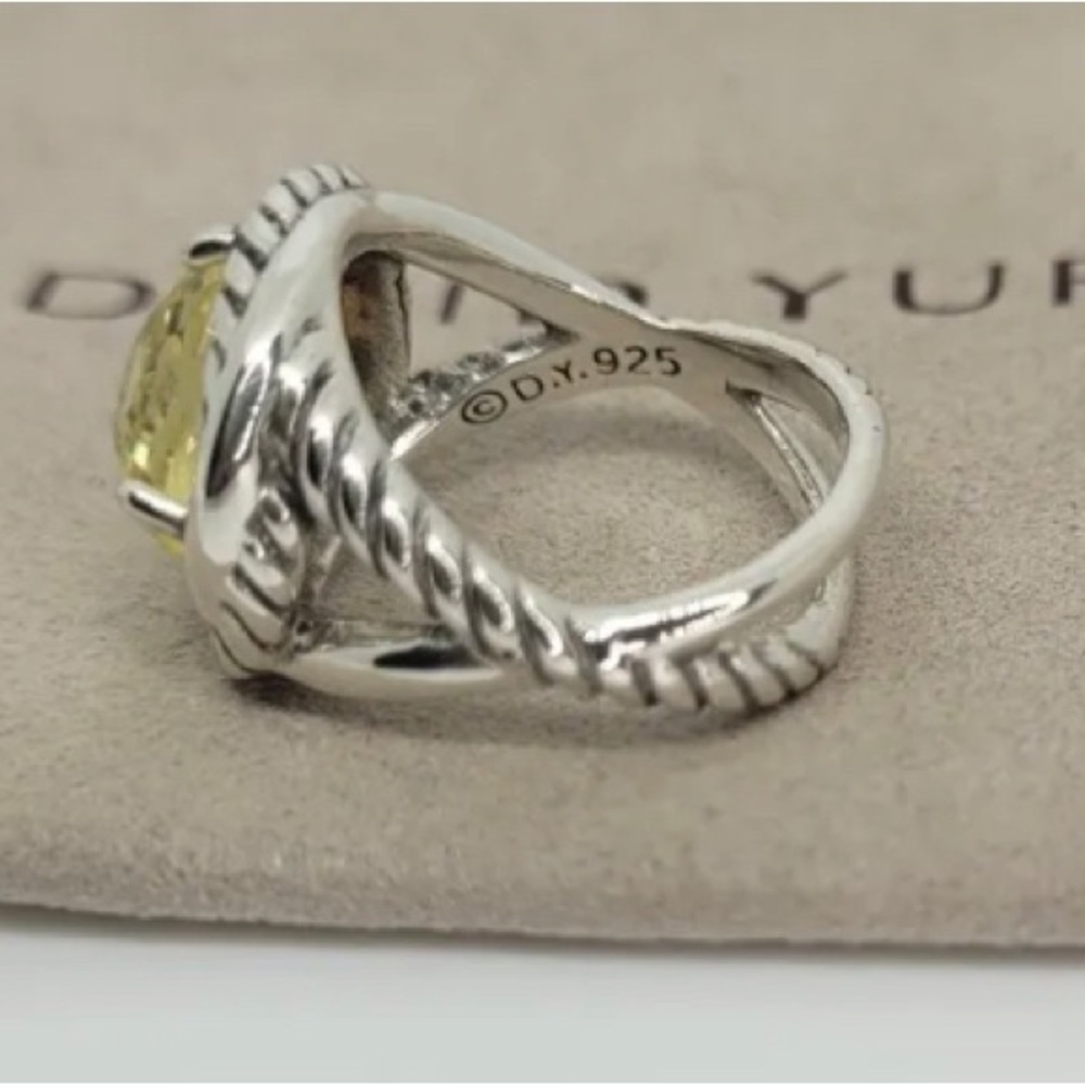 David Yurman Cocktail Citrine Ring 6.5